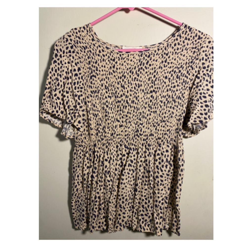 patterned blouse
